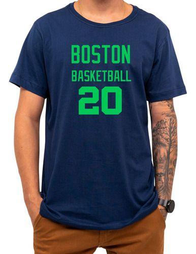 Imagem de Camiseta Basquete Boston Basketball Número 20 Esportiva