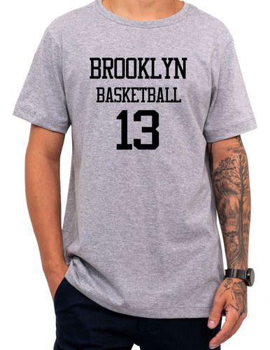 Imagem de Camiseta Basquete Brooklyn Basketball Número 13 Esportiva