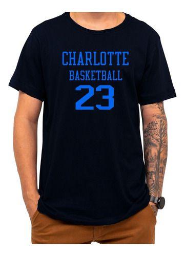 Imagem de Camiseta Basquete Charlotte Basketball Número 23 Esportiva