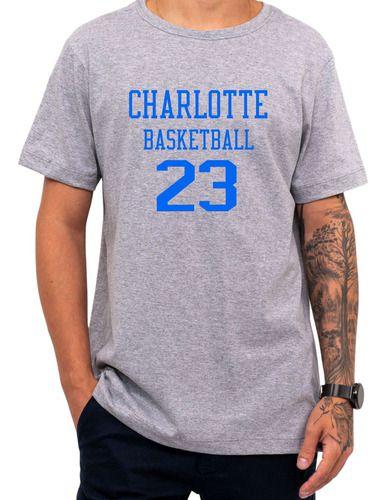 Imagem de Camiseta Basquete Charlotte Basketball Número 23 Esportiva