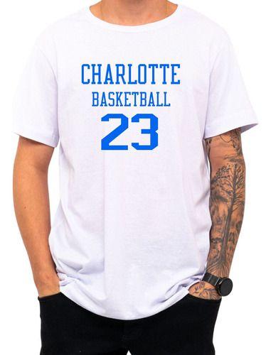 Imagem de Camiseta Basquete Charlotte Basketball Número 23 Esportiva