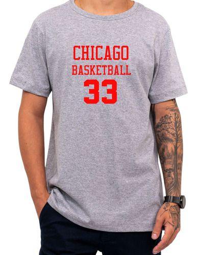 Imagem de Camiseta Basquete Chicago Basketball Número 33 Esportiva