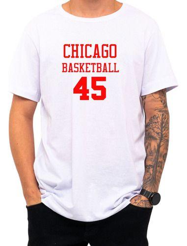 Imagem de Camiseta Basquete Chicago Basketball Número 45 Esportiva