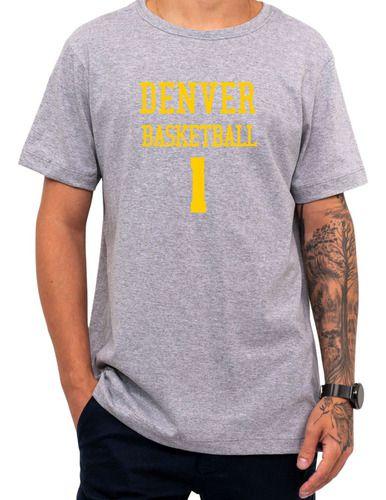 Imagem de Camiseta Basquete Denver Basketball Número 1 Esportiva