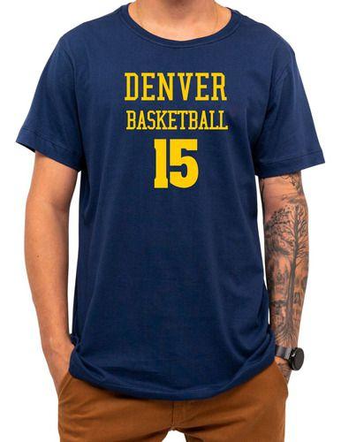 Imagem de Camiseta Basquete Denver Basketball Número 15 Esportiva