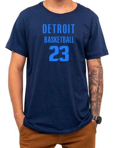 Imagem de Camiseta Basquete Detroit Basketball Número 23 Esportiva