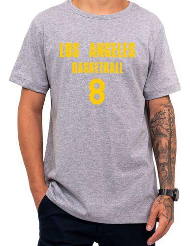 Imagem de Camiseta Basquete Los Angeles Basketball Número 8 Esportiva