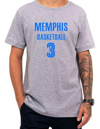 Imagem de Camiseta Basquete Memphis Basketball Número 3 Esportiva