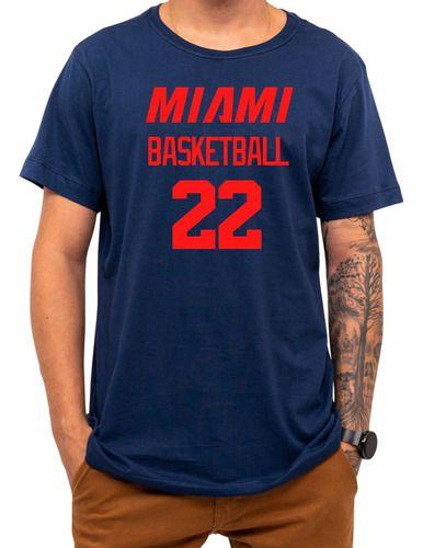 Imagem de Camiseta Basquete Miami Basketball Número 22 Esportiva