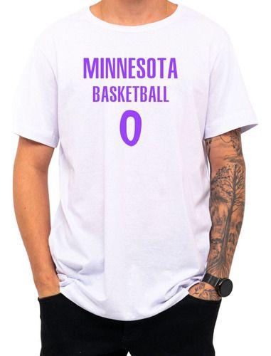 Imagem de Camiseta Basquete Minnesota Basketball Número 0 Esportiva