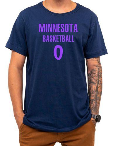 Imagem de Camiseta Basquete Minnesota Basketball Número 0 Esportiva