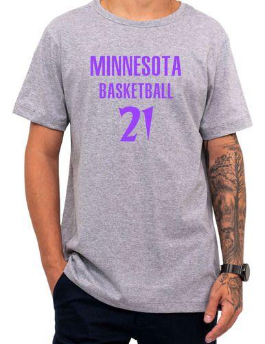 Imagem de Camiseta Basquete Minnesota Basketball Número 21 Esportiva