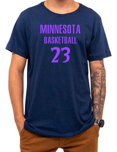 Imagem de Camiseta Basquete Minnesota Basketball Número 23 Esportiva