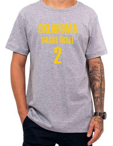 Imagem de Camiseta Basquete Oklahoma Basketball Número 2 Esportiva