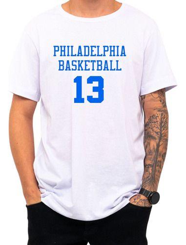 Imagem de Camiseta Basquete Philadelphia Basketball Número 13 Esportes