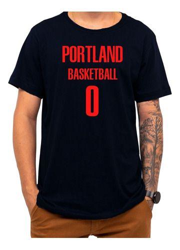 Imagem de Camiseta Basquete Portland Basketball Número 0 Esportiva