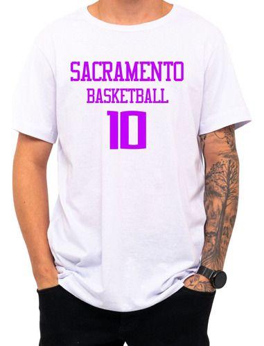 Imagem de Camiseta Basquete Sacramento Basketball Número 10 Esportiva