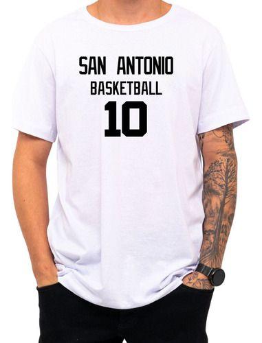 Imagem de Camiseta Basquete San Antonio Basketball Número 10 Esportiva