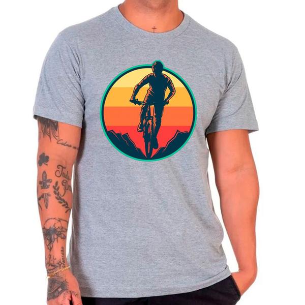 Imagem de Camiseta bike bicicleta ciclismo cinza masculina01