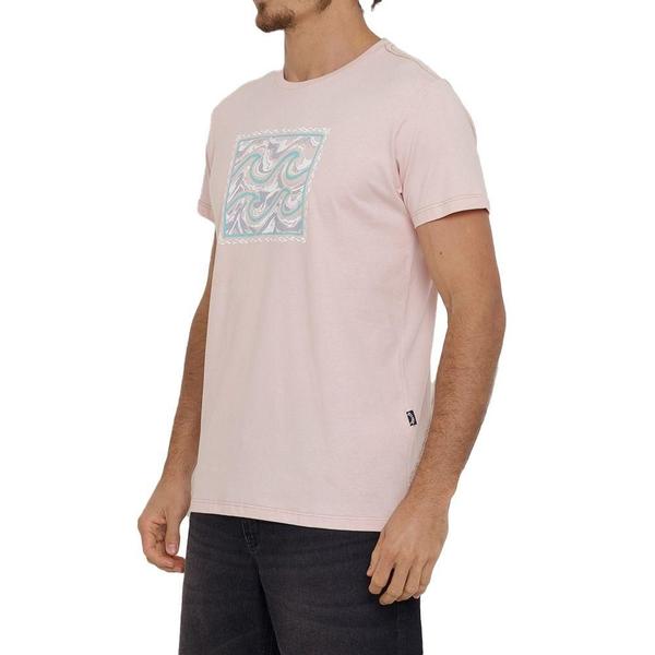 Imagem de Camiseta Billabong Crayon Wave IV Masculina Rosa