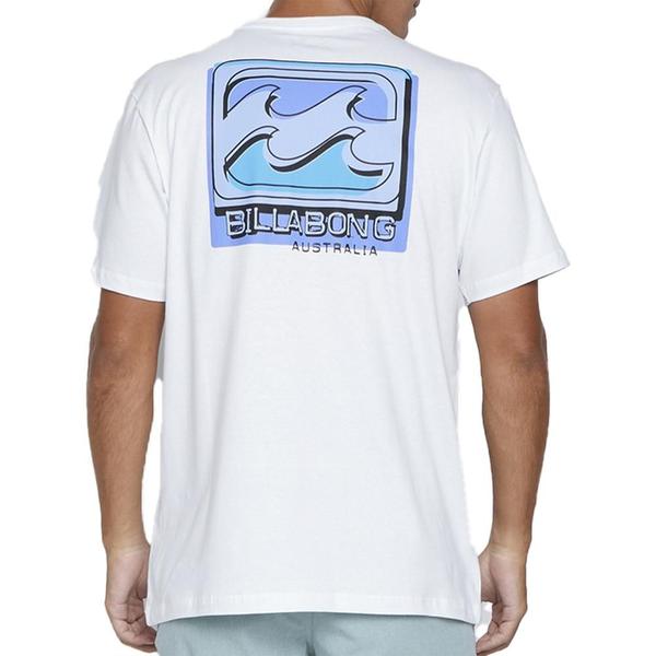 Imagem de Camiseta Billabong Crayon Wave SM25 Masculina Branco