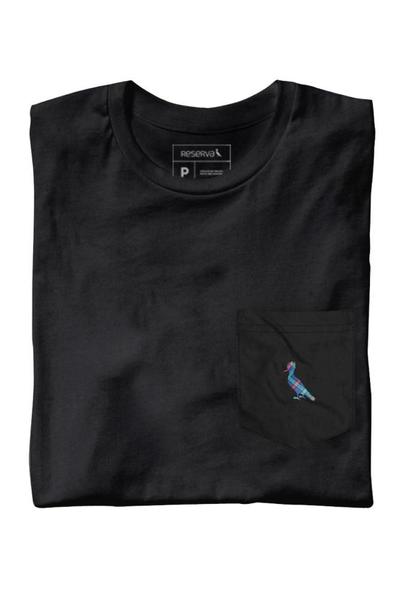Camiseta Bolso Cb Pica-Pau Xadrez Reserva Camiseta Bolso Cb Pica-Pau Xadrez Reserva