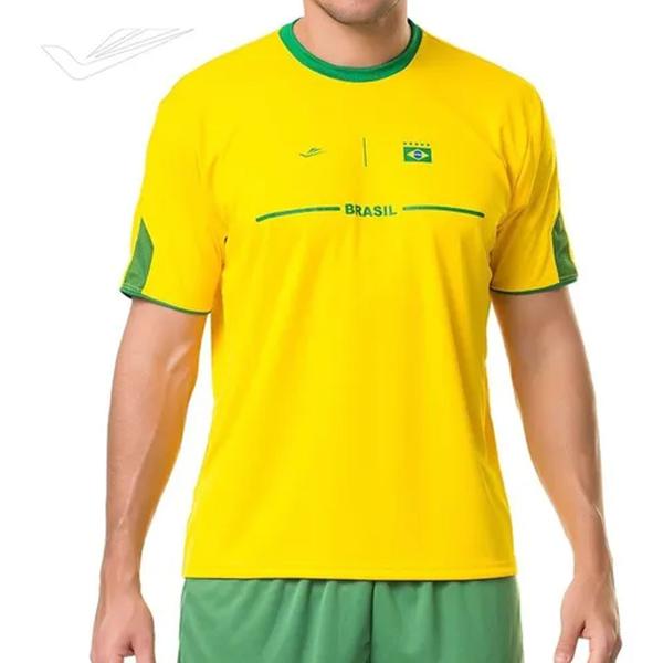 Imagem de Camiseta brasil  jogo futebol torcedor elite masculina