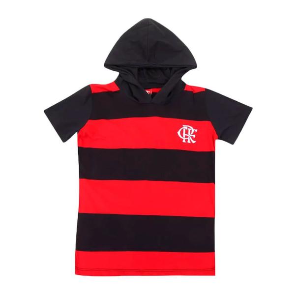 Imagem de Camiseta braziline flamengo journey infantil - pto/verm g