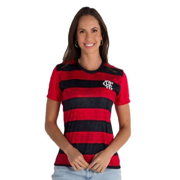 Imagem de Camiseta Brazliline Fla Shout Feminino - Ptoverm