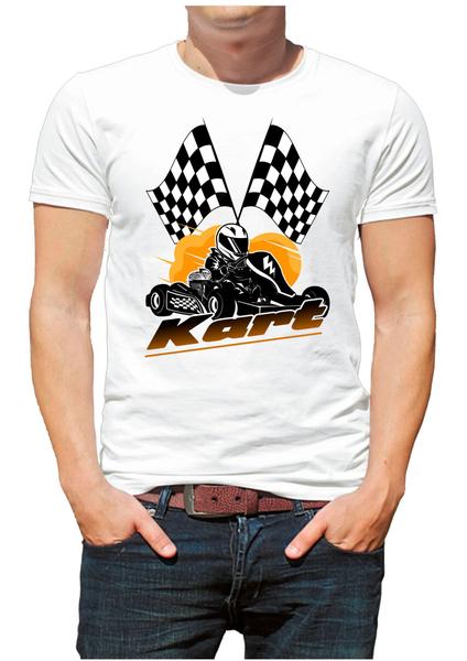 Imagem de Camiseta camisa carro kart corrida race piloto gp