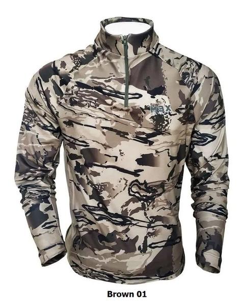 Imagem de Camiseta camisa de pesca monster 3x free confort camuflada c/ protecao uv - escolha a cor