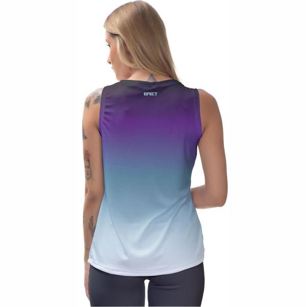 Imagem de Camiseta Cavada Feminina Regata Fitness Academia Yoga Pilates