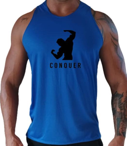 Imagem de Camiseta Cavada Regata Capoeira Academia Musculação Caminhada