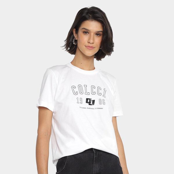Camiseta Colcci Casual Feminina Camiseta Colcci Casual Feminina