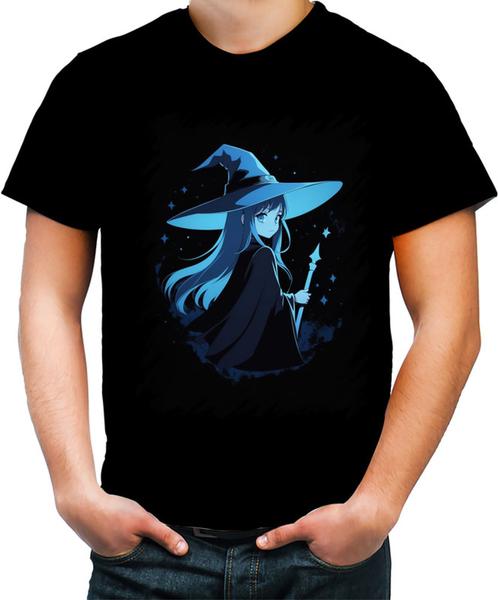 Imagem de Camiseta Colorida Bruxa Halloween Azul Festa 3