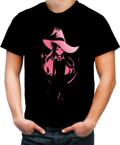 Imagem de Camiseta Colorida Bruxa Halloween Rosa 10