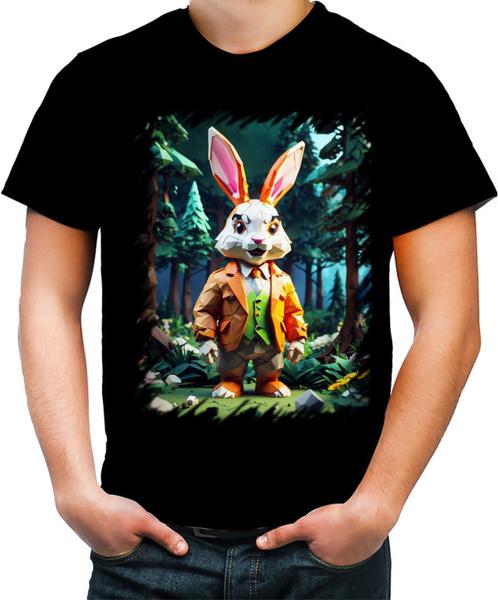 Imagem de Camiseta Colorida Do Coelhinho da Páscoa Polígonos 6