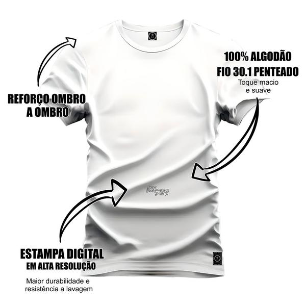 Imagem de Camiseta Confortável Estampada Nexstar 100% Algodão Urso Surf