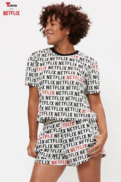 Imagem de Camiseta cropped netflix time