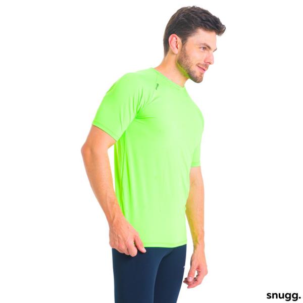 Imagem de Camiseta Curta Masculina Proteção Solar UV50+ Snugg Esporte Academia Corrida 