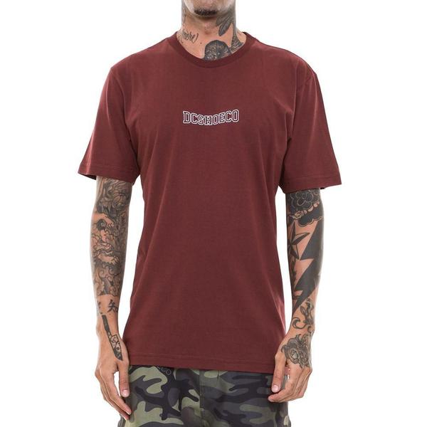 Imagem de Camiseta DC Shoes College Outline Masculina Vinho