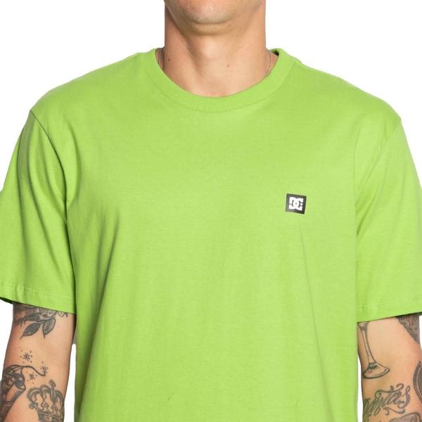 Imagem de Camiseta DC Shoes Transfer Color SM25 Masculina Verde Neon