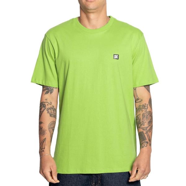 Imagem de Camiseta DC Shoes Transfer Color SM25 Masculina Verde Neon