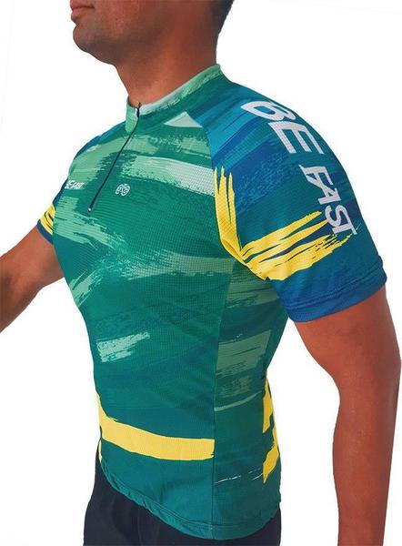 Camiseta de Ciclismo Be Fast Cores Brasil - befast Imagem de Camiseta de Ciclismo Be Fast Cores Brasil