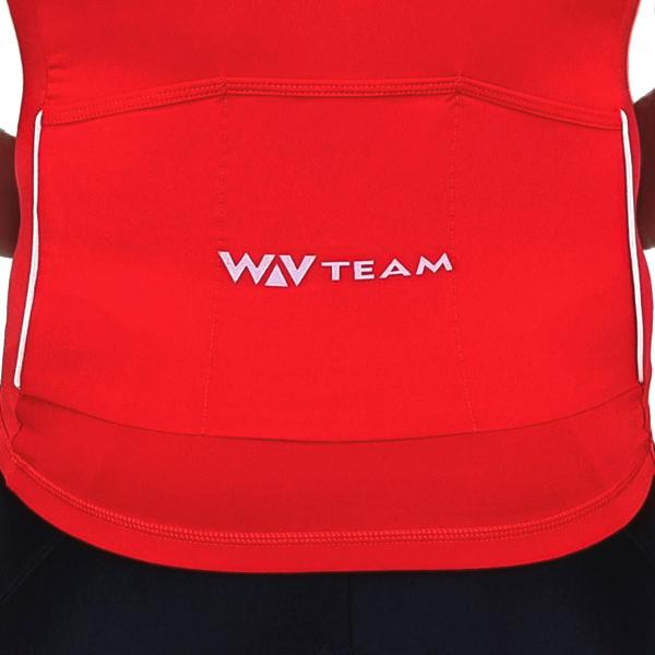 Camiseta de Ciclismo UV50+ Unissex WV Team Ultra Vermelho Imagem de Camiseta de Ciclismo UV50+ Unissex WV Team Ultra Vermelho