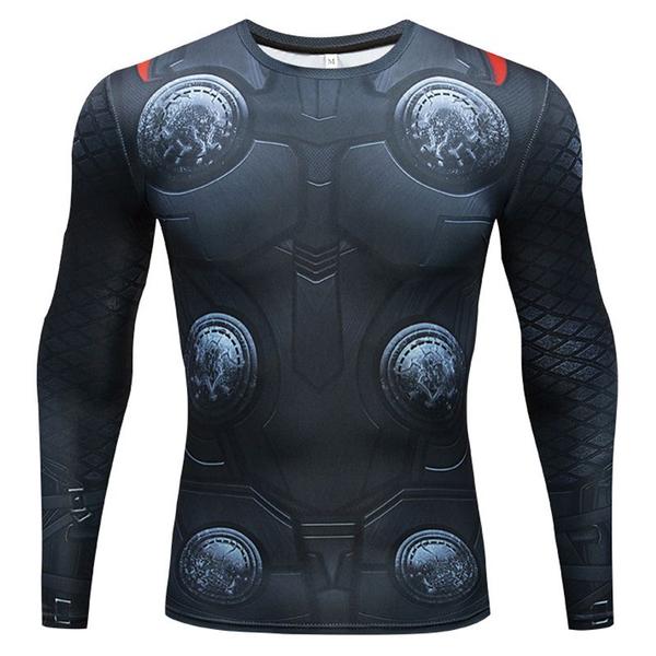 Camiseta de compressão genérica de corrida de manga comprida para homens - Doifer Imagem de Camiseta de compressão genérica de corrida de manga comprida para homens