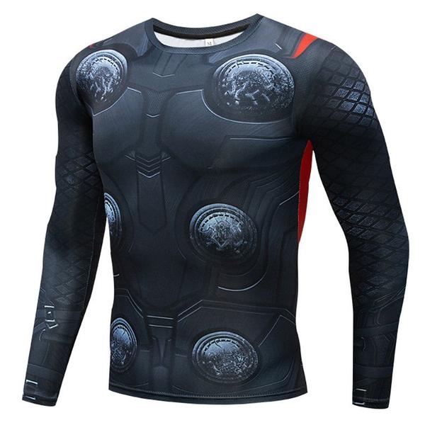 Camiseta de compressão genérica de corrida de manga comprida para homens - Doifer Imagem de Camiseta de compressão genérica de corrida de manga comprida para homens
