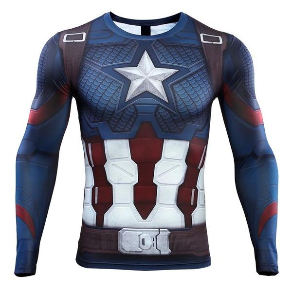Camiseta de compressão genérica de corrida de manga comprida para homens - Doifer Imagem de Camiseta de compressão genérica de corrida de manga comprida para homens