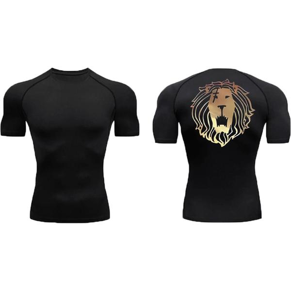 Imagem de Camiseta de Compressão Masculina Nanatsu no Taizai - Secagem Rápida para Academia e Fitness