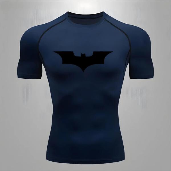 Imagem de Camiseta de Compressão Masculina para Corrida - Respirável, Apertada e Elástica